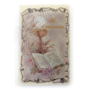 Tarjetas de Comunión – Recuerdo Simple x10 [Cód. 4003]