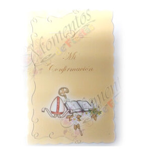 Tarjetas de Comunión – Recuerdo Simple x10 [Cód. 4012]