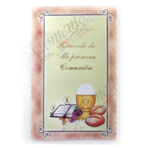 Tarjetas de Comunión – Recuerdo Simple x10 [Cód. 4014]