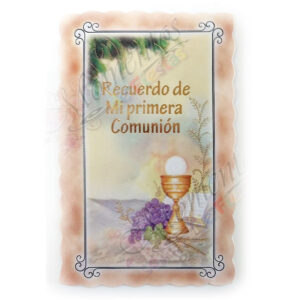 Tarjetas de Comunión – Recuerdo Simple x10 [Cód. 4017]