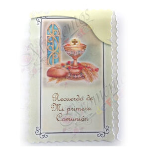 Tarjetas de Comunión – Recuerdo Simple x10 [Cód. 4018]