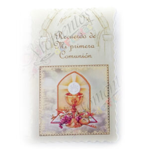 Tarjetas de Comunión – Recuerdo Simple x10 [Cód. 4019]