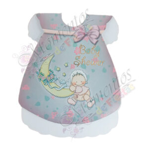 Tarjeta Vestidito Nena x10 unidades [Cod. 3017]