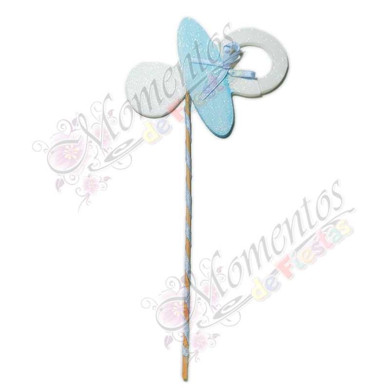Adorno de Torta - Chupete Celeste x5 unidades - Image 2