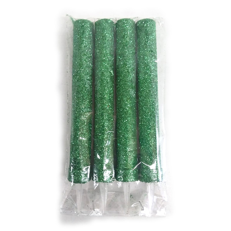 Bengala Brillo x4 Verde Manzana