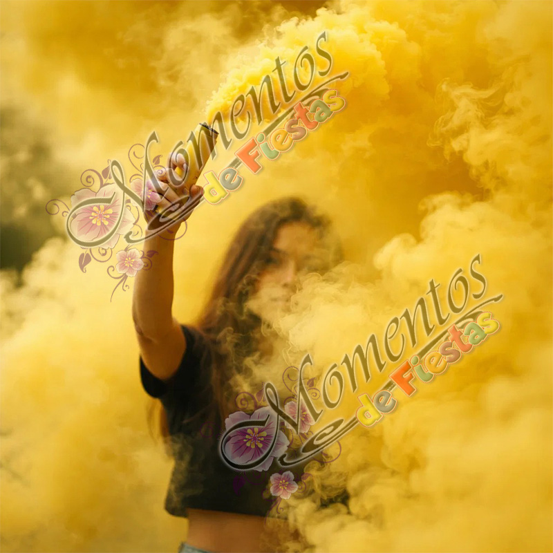 Bengala de Humo - Color Amarillo - Image 2