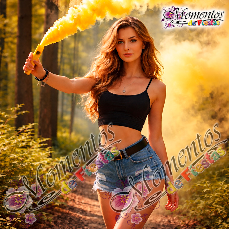 Bengala de Humo - Color Amarillo - Image 2