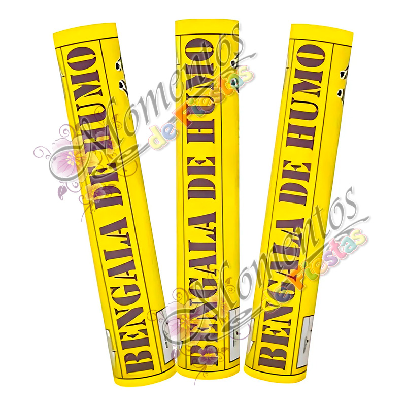 Bengala de Humo - Color Amarillo