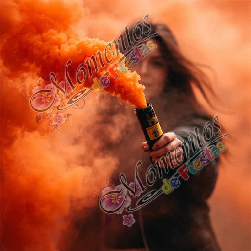 Bengala de Humo - Color NARANJA - Image 2