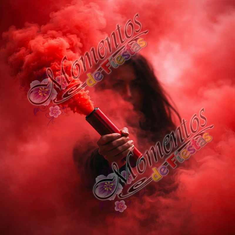 Bengala de Humo - Color ROJO - Image 2