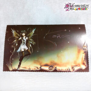 Tarjeta de Invitación Rectangular con Sobre x10 unidades – 15 años – Hada [Cod. 002]