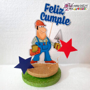 Adorno de torta | con Base – ALBAÑIL