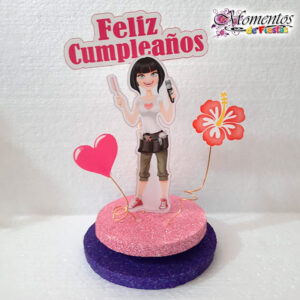 Adorno de torta | con Base – PELUQUERA CARICATURA