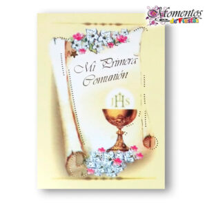 Tarjeta de Invitación Simple - Comunión - Cáliz x10 unidades [cod. 719]