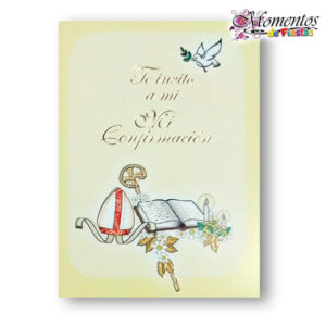 Tarjeta de Invitación Simple - Confirmación - x10 unidades [cod. 7901]