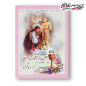 Tarjeta de Invitación Simple - Comunión - Jesus Nena x10 unidades [cod. 736]