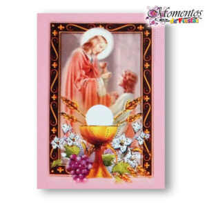 Tarjeta de Invitación Simple - Comunión - Jesus Nena x10 unidades [cod. 726]