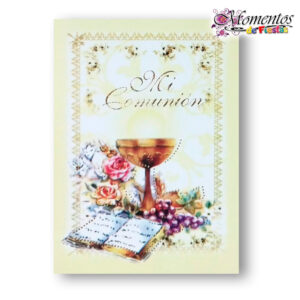 Tarjeta de Invitación Simple - Comunión - Cáliz x10 unidades [cod. 721]